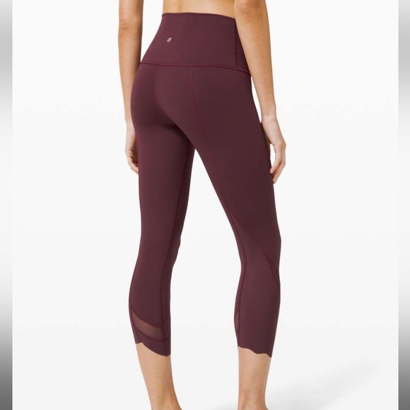 Lululemon Special Edition Wunder Under Crop High-Rise *Roll Down Scallop 23" - Picture 5 of 8